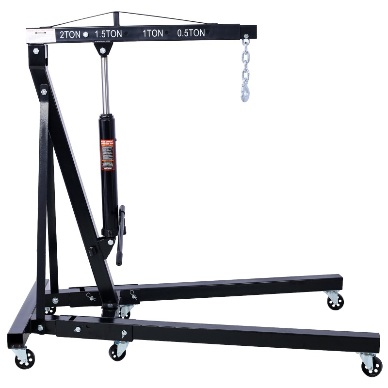 Engine Hoist Crane - 2 Ton Folding Engine Hoist Cherry