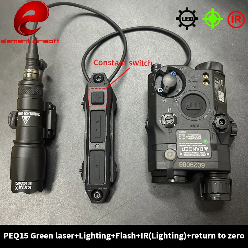 Timing Light Gun - Element PEQ15 Battery Kit M600C Flashlight