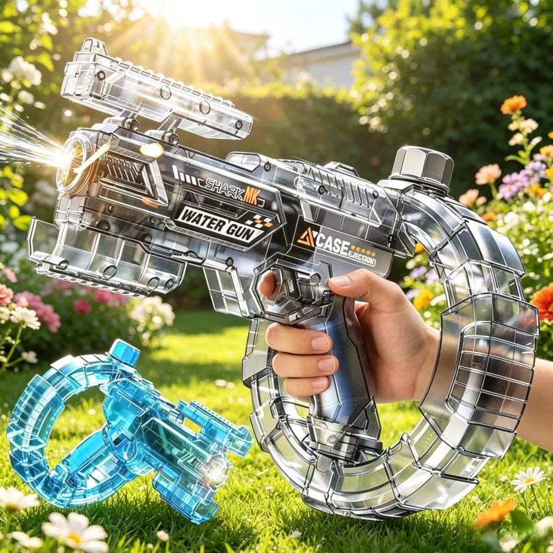 Timing Light Gun - Children Electric Water Guns Toy LED