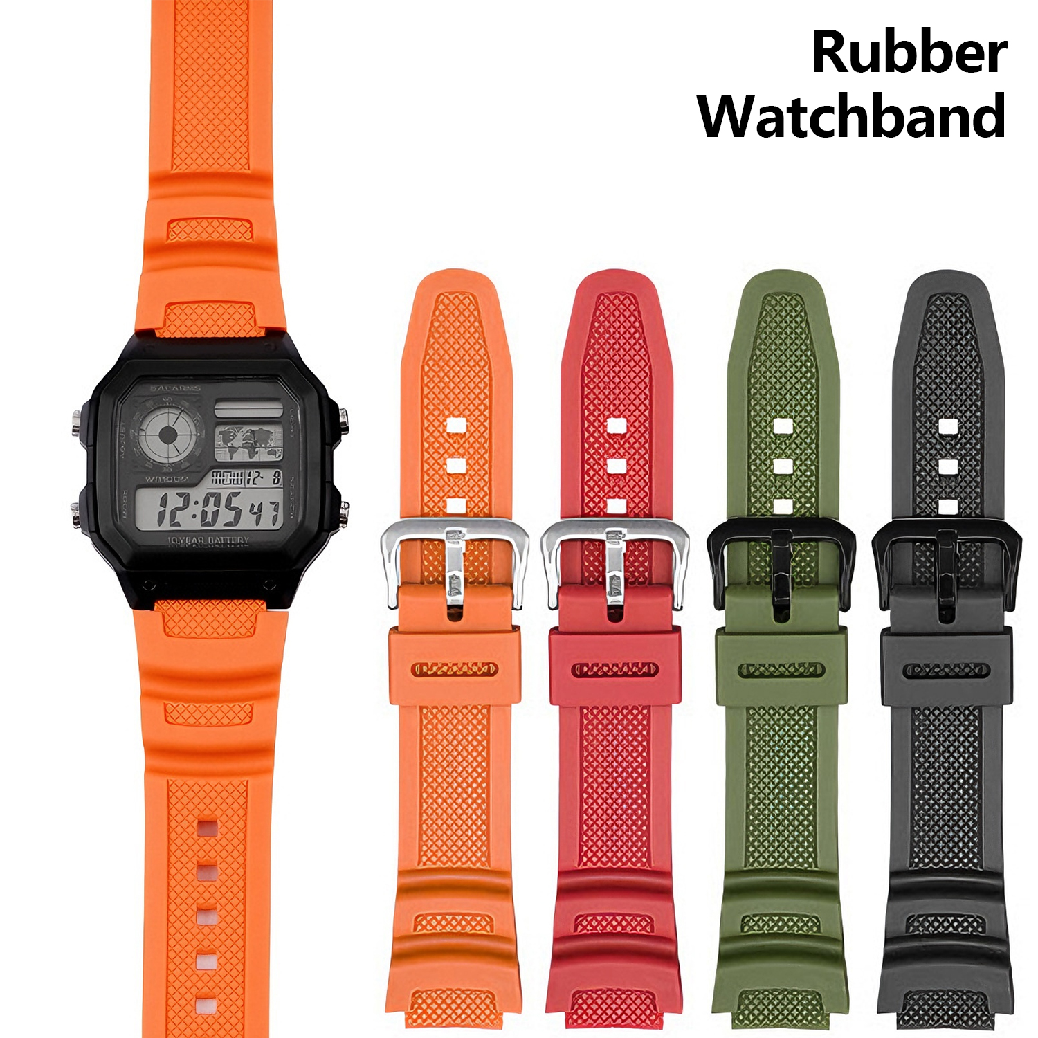 Rubber Watchband For F108 F-10 - Timing Light Gun ulasan dan harga