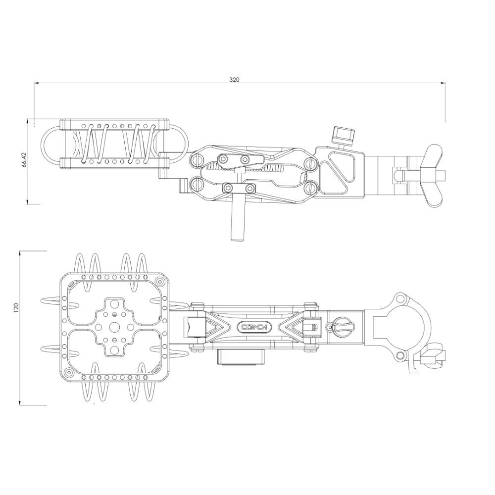 HONGTOO 5.5KG Camera Vibration - Engine Hoist Crane ulasan dan harga