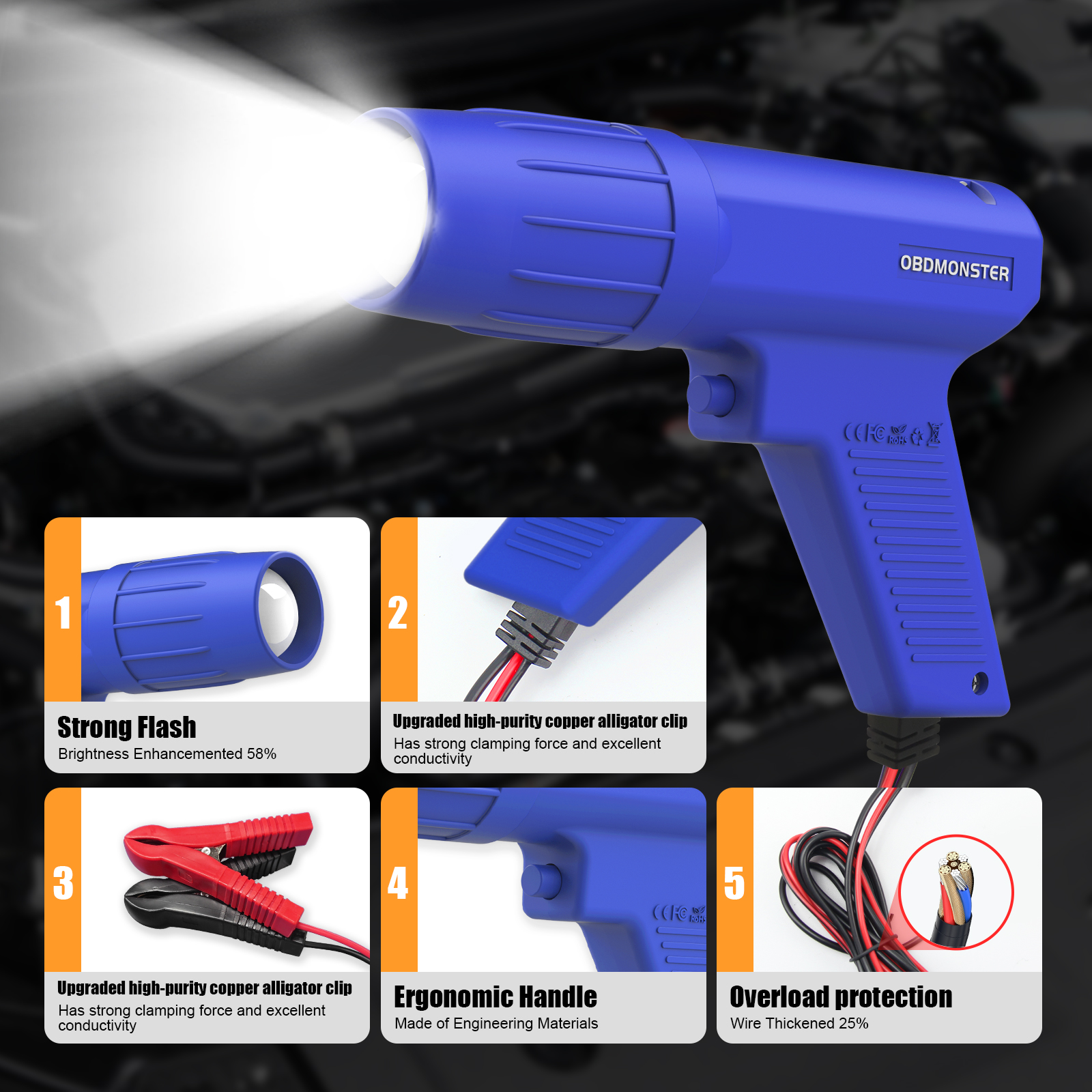 12V Inductive Ignition Timing  - Timing Light Gun ulasan dan harga