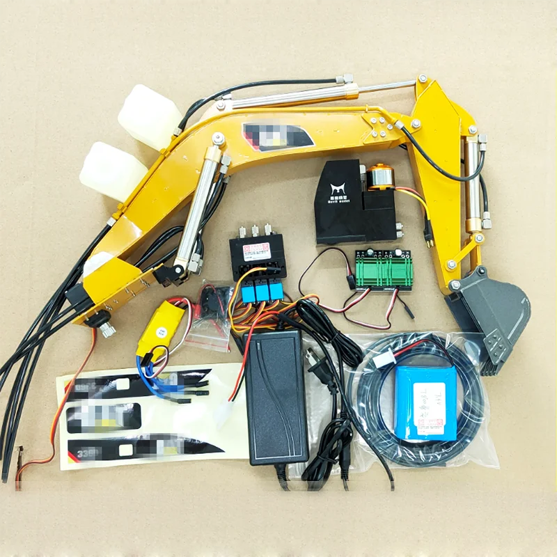 RC Excavator Metal Hydraulic M - Engine Hoist Crane ulasan dan harga