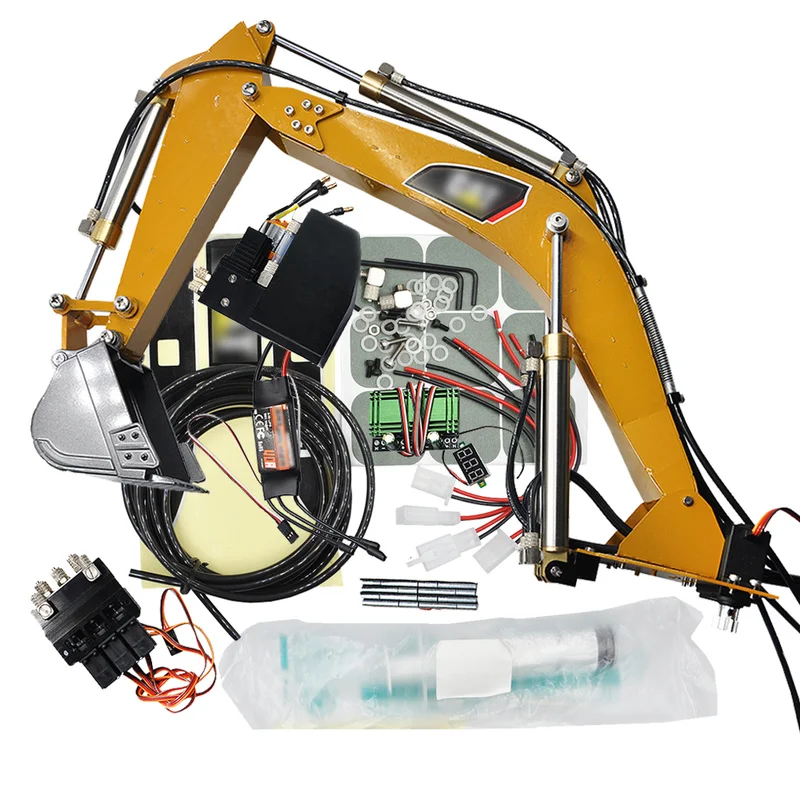 RC Excavator Metal Hydraulic M - Engine Hoist Crane ulasan dan harga