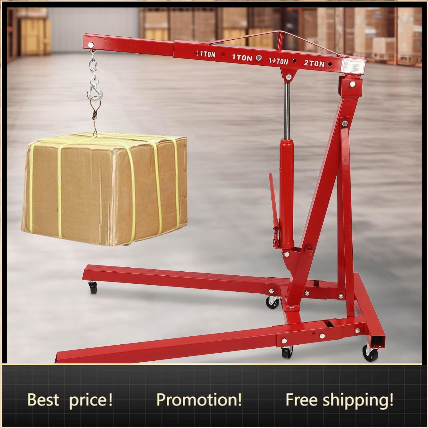 2 Ton Folding Engine Hoist Che - Engine Hoist Crane ulasan dan harga
