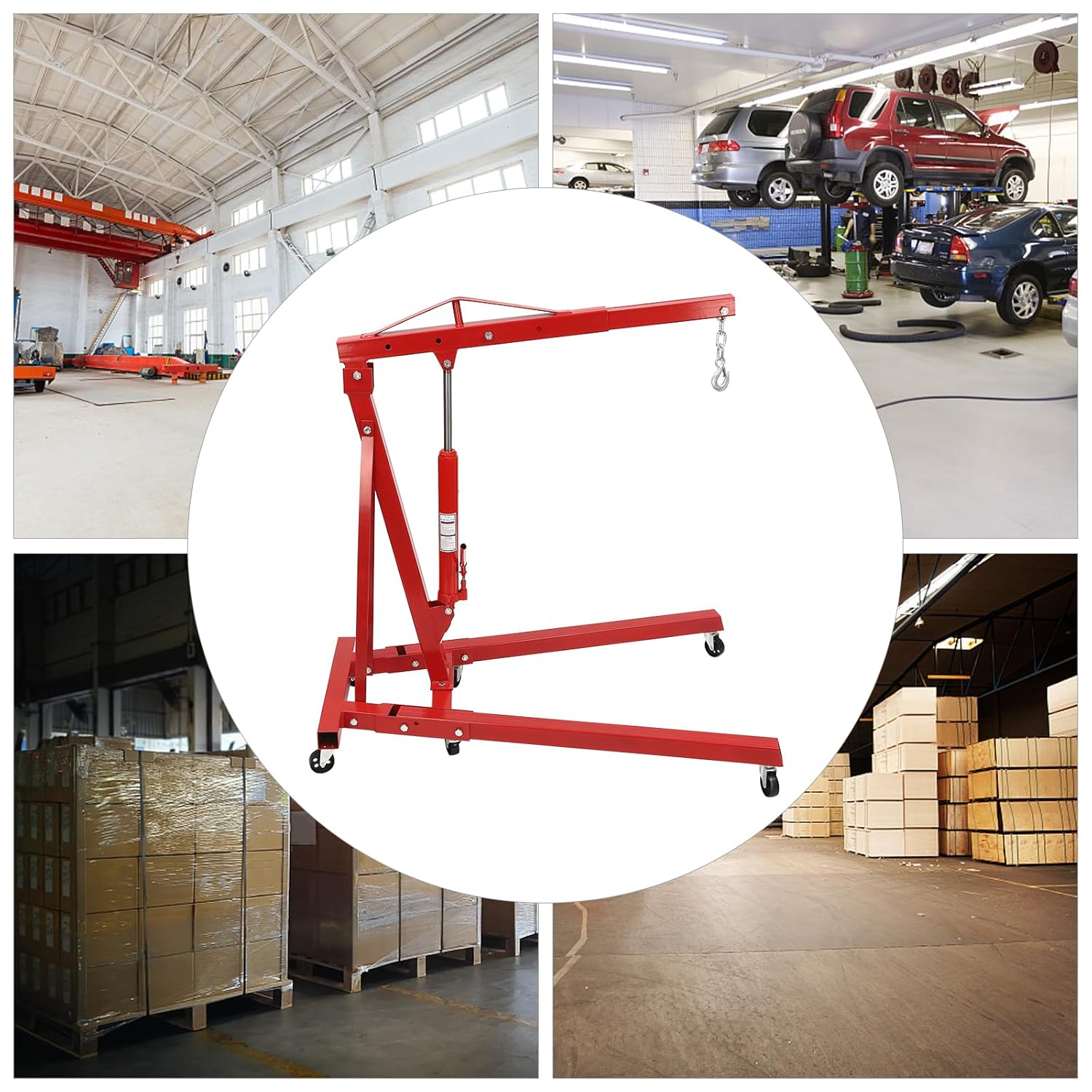2 Ton Folding Engine Hoist Che - Engine Hoist Crane ulasan dan harga