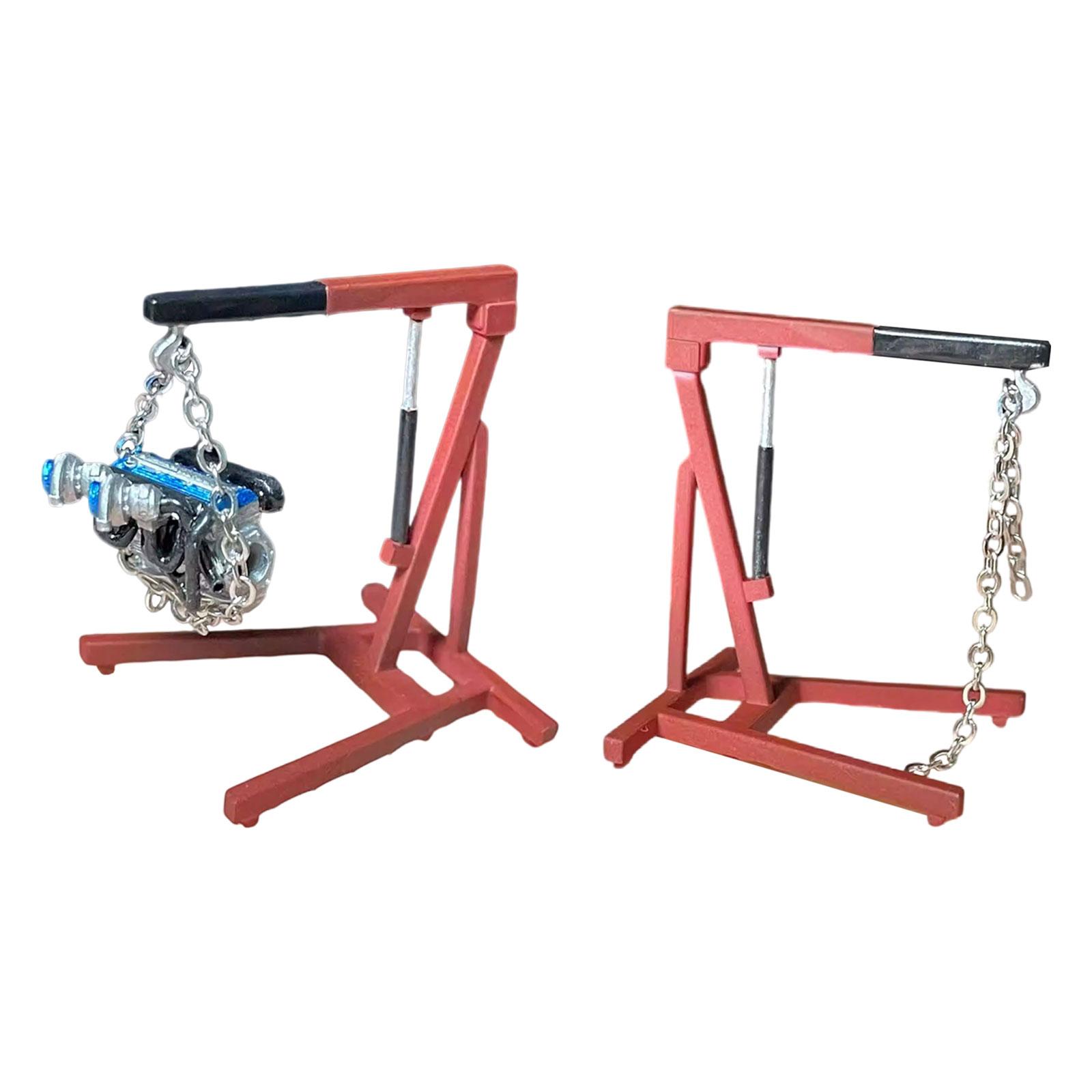 1:64 Diorama Car Engine Crane  - Engine Hoist Crane ulasan dan harga