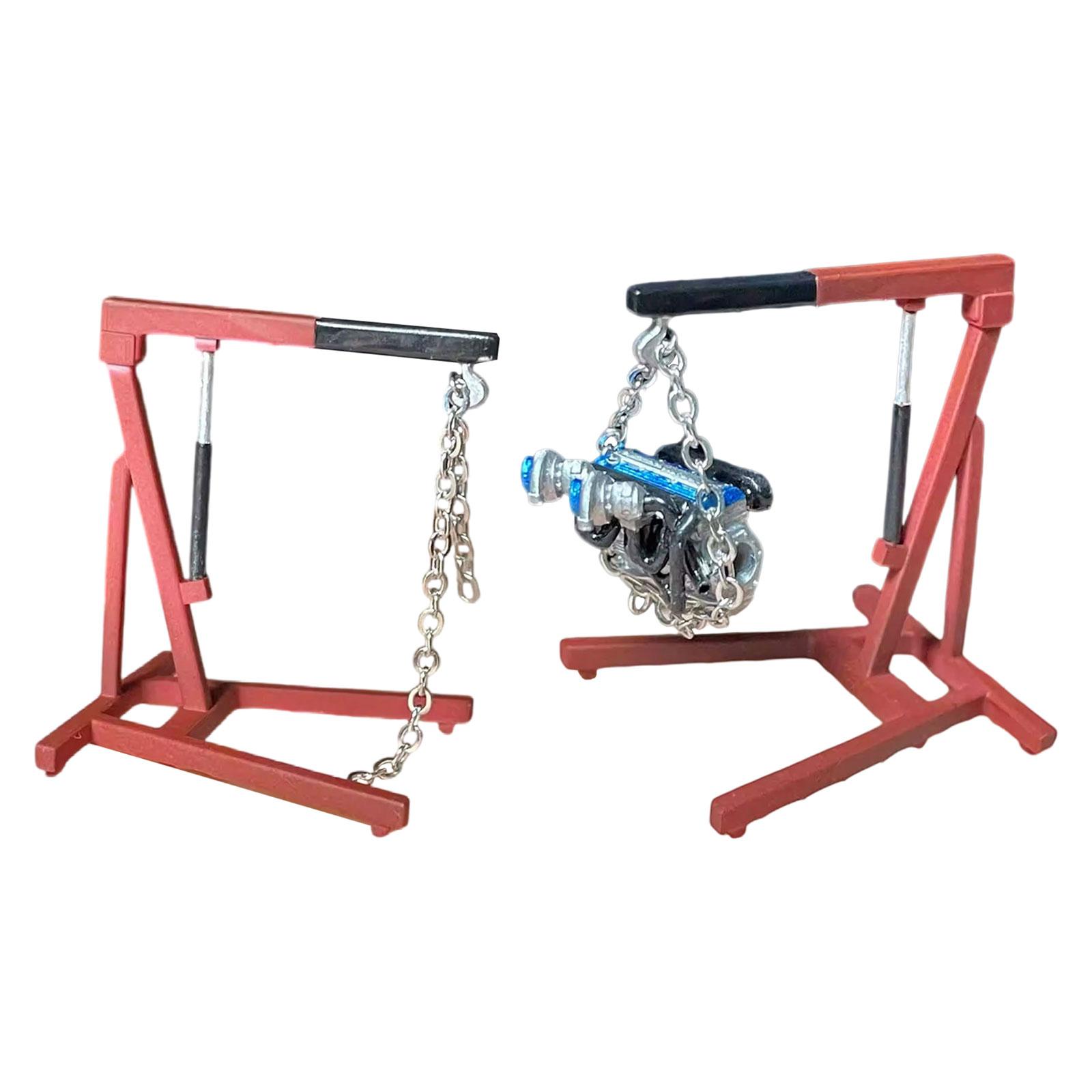1:64 Diorama Car Engine Crane  - Engine Hoist Crane ulasan dan harga