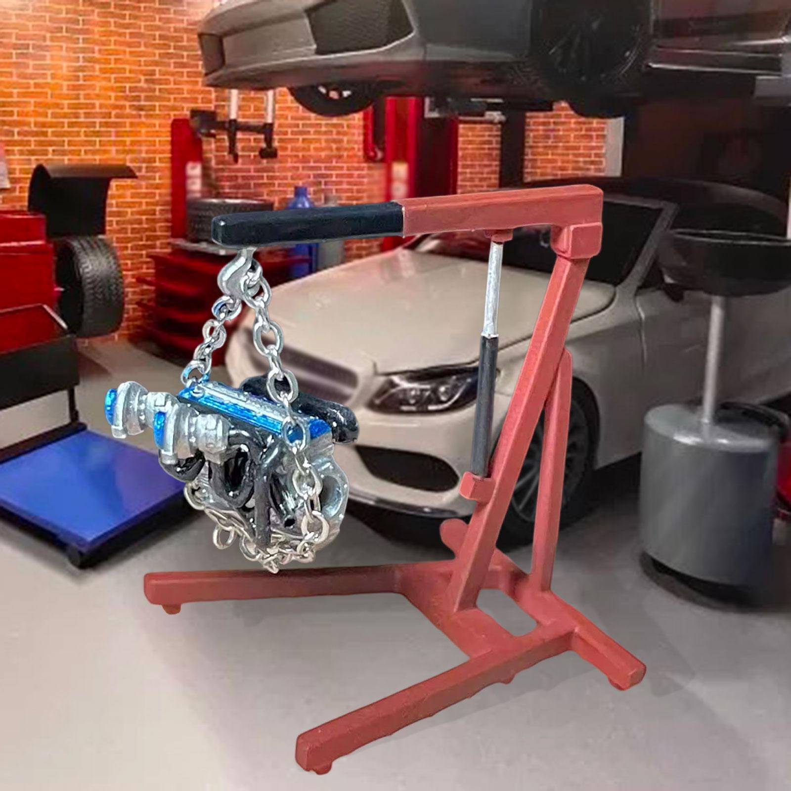 1:64 Diorama Car Engine Crane  - Engine Hoist Crane ulasan dan harga